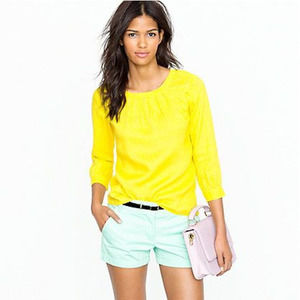 J. Crew Mint Chino Shorts